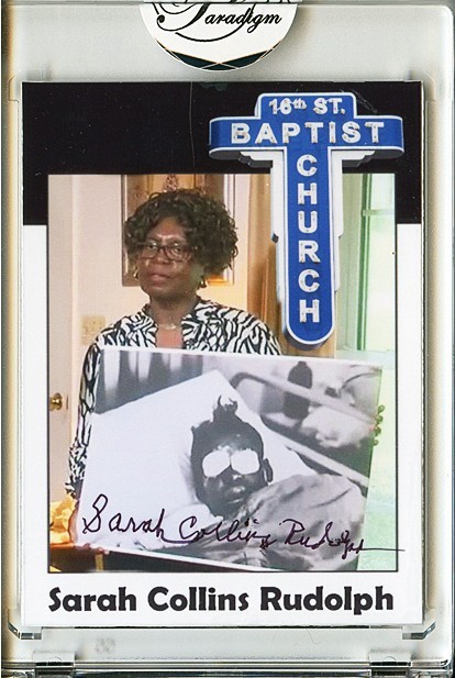 -SARAH COLLINS RUDOLPH- BLACK AMERICANA Signed/Autograph/Auto Certified Card -SARAH COLLINS RUDOLPH- BLACK AMERICANA Signed/Autograph/Auto Certified Card