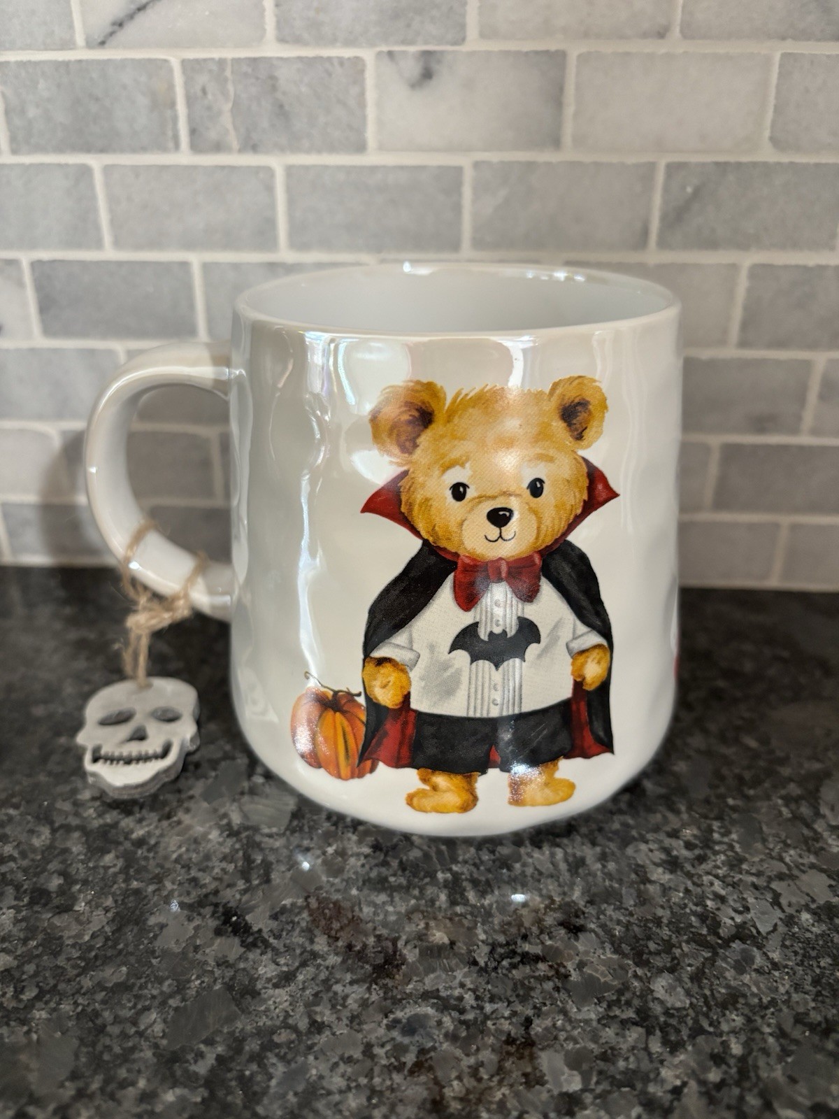 Cute Dracula Teddy Bear Halloween Ceramic Coffee Mug 18 Oz (NEW) Cute Dracula Teddy Bear Halloween Ceramic Coffee Mug 18 Oz (NEW)