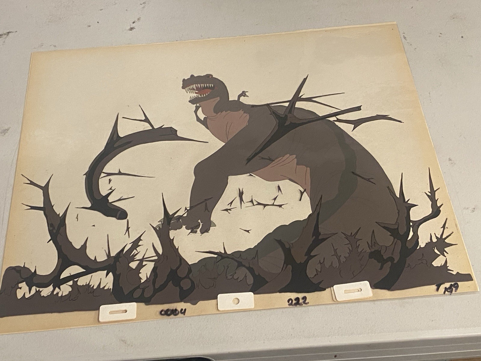 The Land Before Time Original Movie Cel 1988 The Land Before Time Original Movie Cel 1988