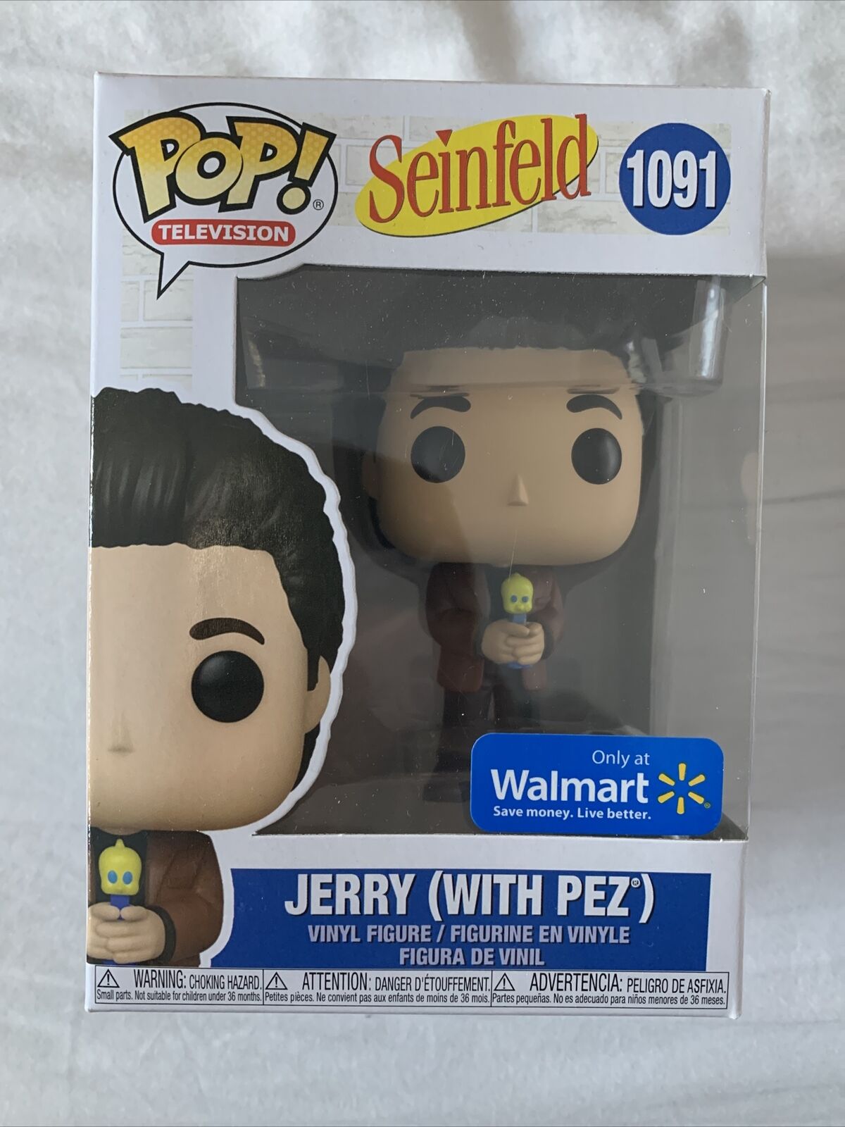 Funko Pop Jerry Seinfeld #1091  Jerry with Pez Walmart Exclusive 