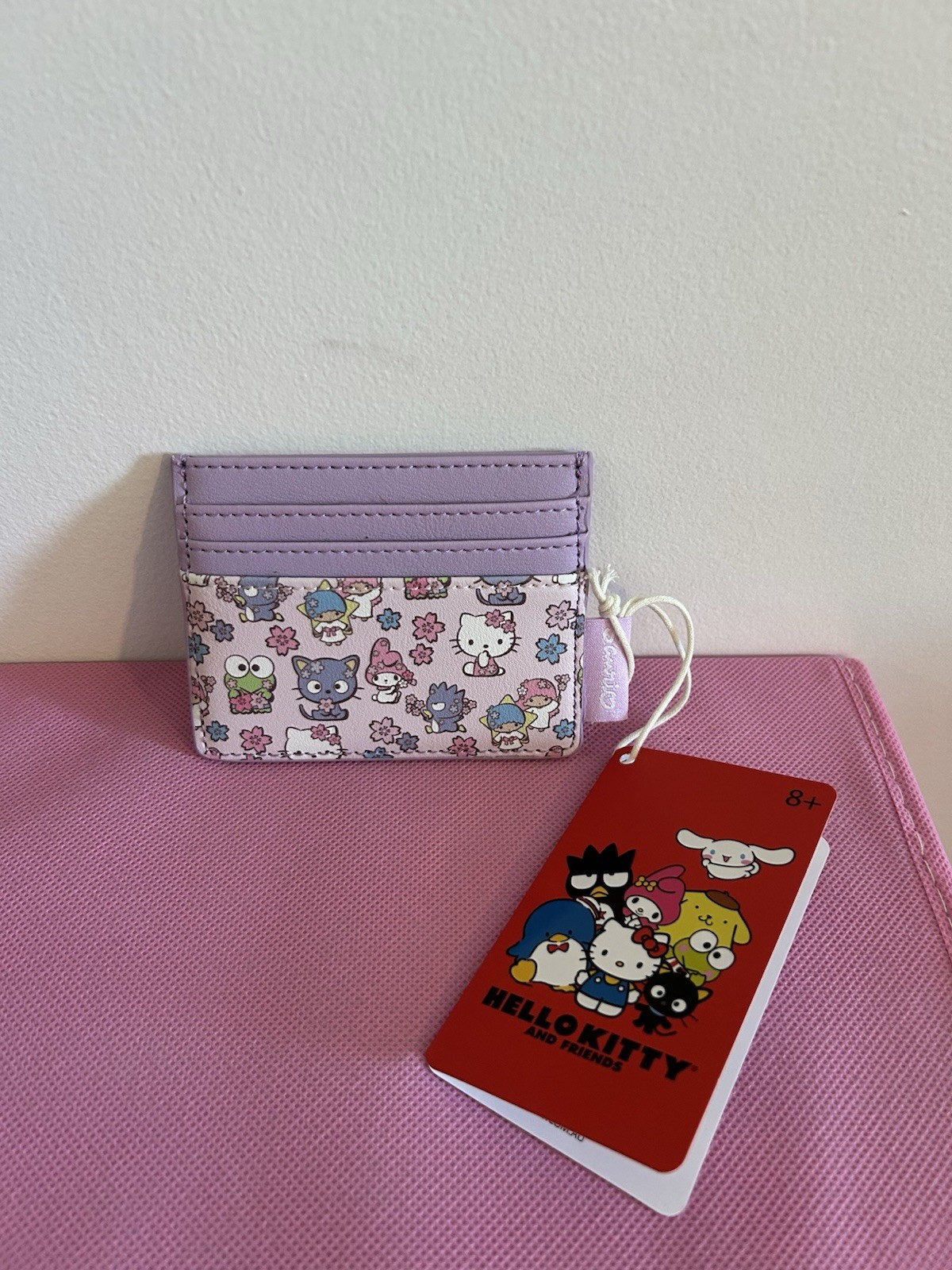 Loungefly Sanrio Hello Kitty & Friends Purple Card Holder Loungefly Sanrio Hello Kitty & Friends Purple Card Holder