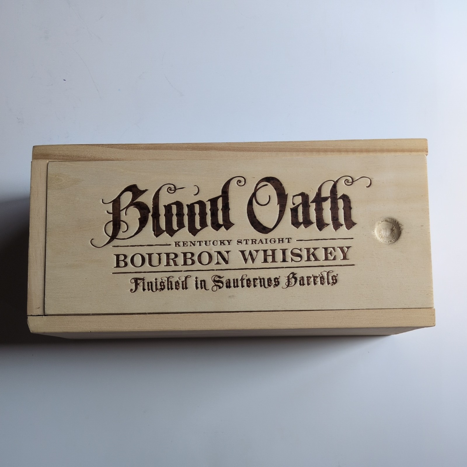 Blood Oath Pact No. 7 2021 Kentucky Straight Bourbon Whiskey EMPTY WOOD BOX ONLY