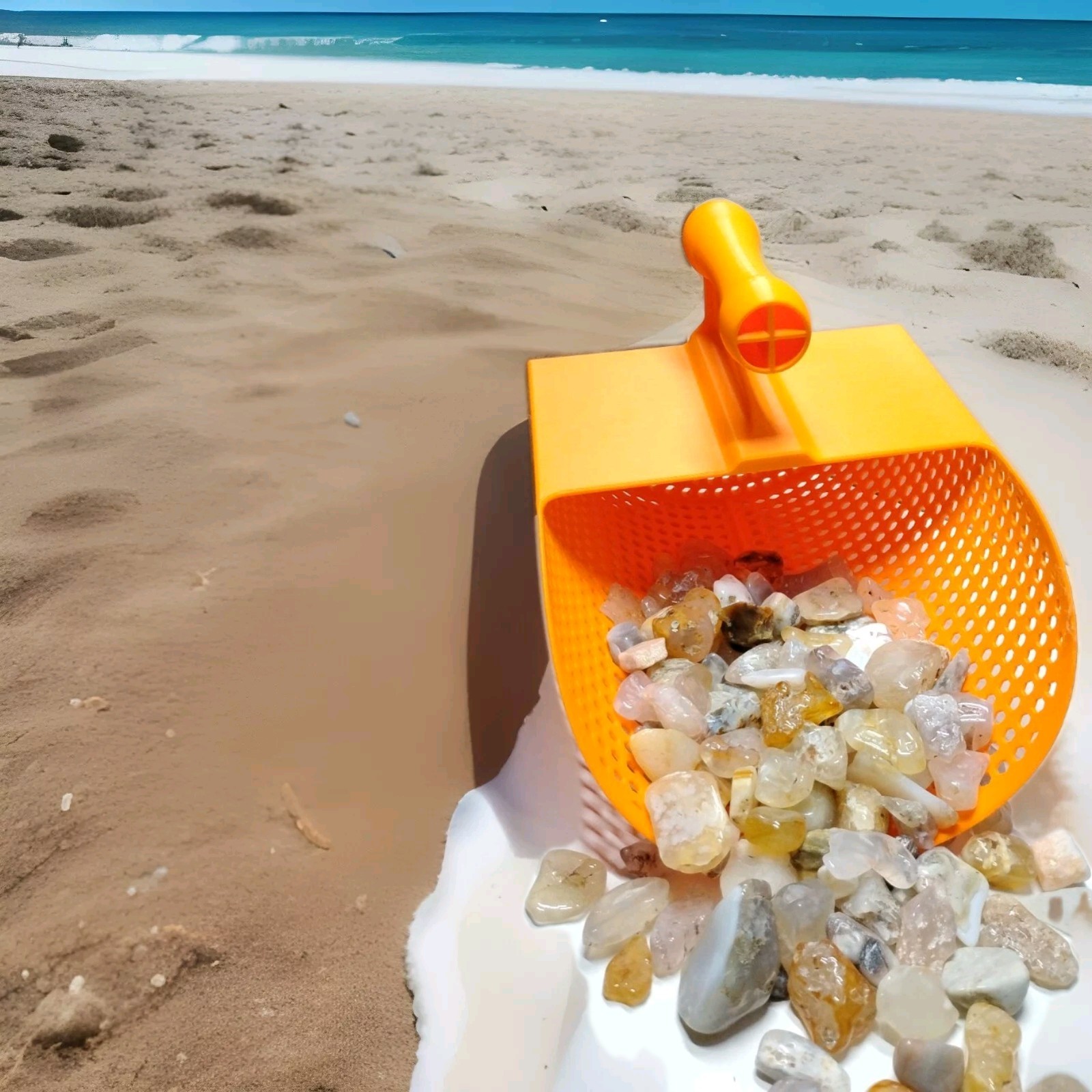 Little Als Big Orange Scoop Sand Sifter Mining Tool USA Made Rock Mineral Huge Little Als Big Orange Scoop Sand Sifter Mining Tool USA Made Rock Mineral Huge