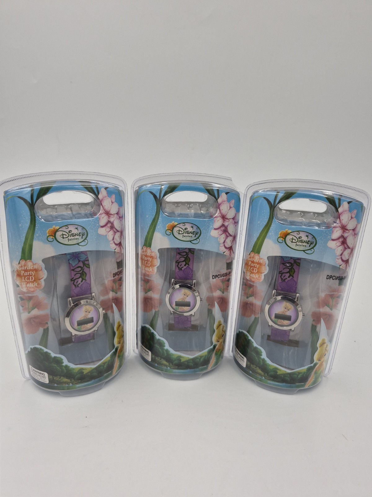 Disney Fairies Lot Of 3 Tinkbell Digital LCD Wristwatch Disney Fairies Lot Of 3 Tinkbell Digital LCD Wristwatch