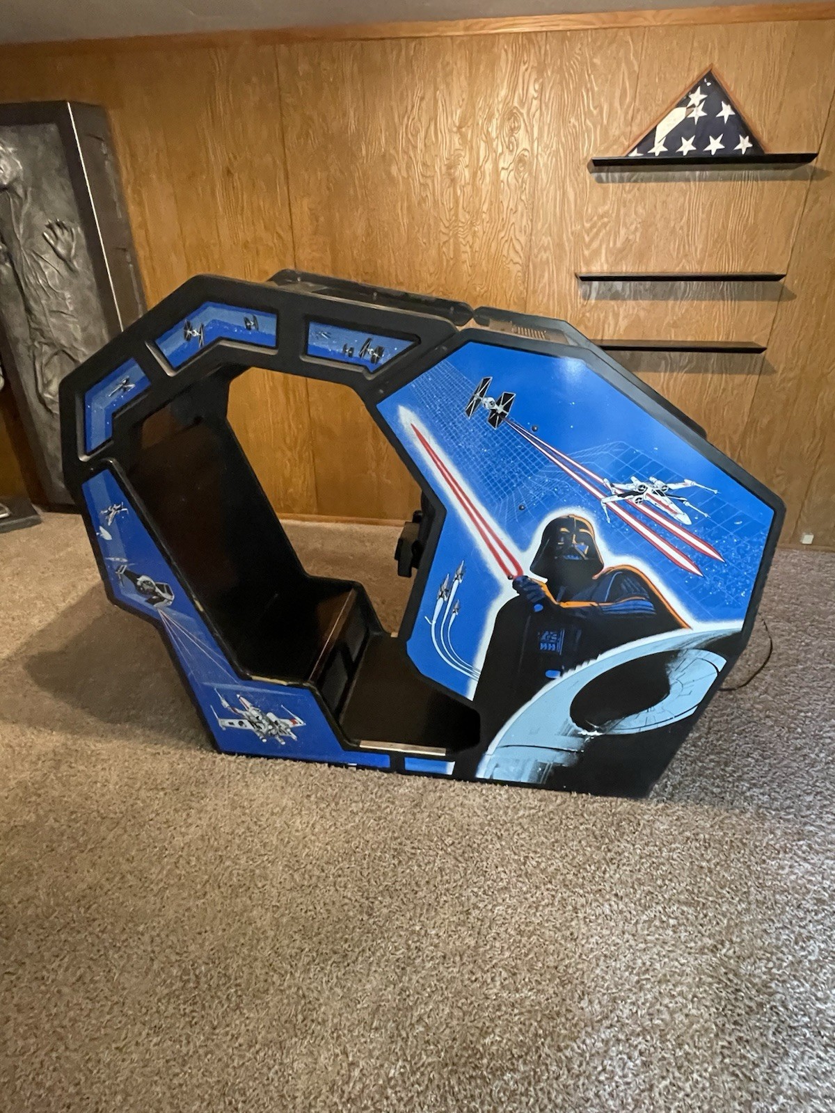 Star Wars Atari 1983 arcade cockpit. Also Has ESB game on It Star Wars Atari 1983 arcade cockpit. Also Has ESB game on It