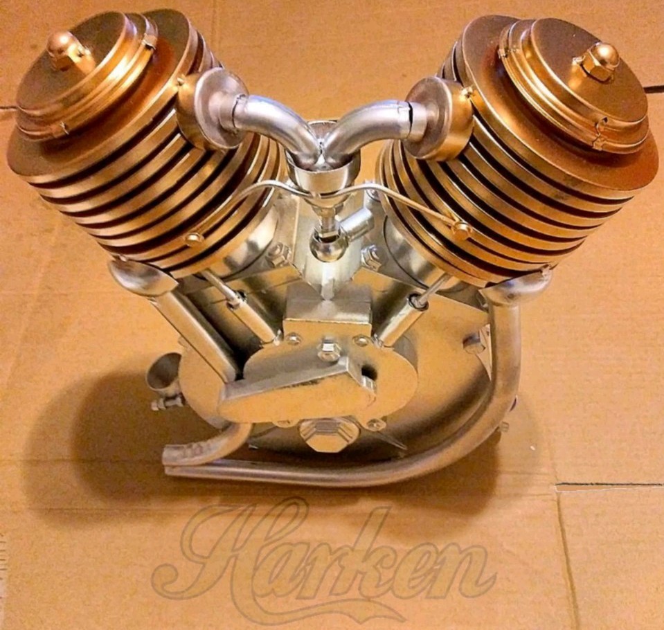1906 HARLEY REPLICA VTWIN DECOR ENGINE Motor Only FULL SCALE BOARD TRACK INDIAN 1906 HARLEY REPLICA VTWIN DECOR ENGINE Motor Only FULL SCALE BOARD TRACK INDIAN
