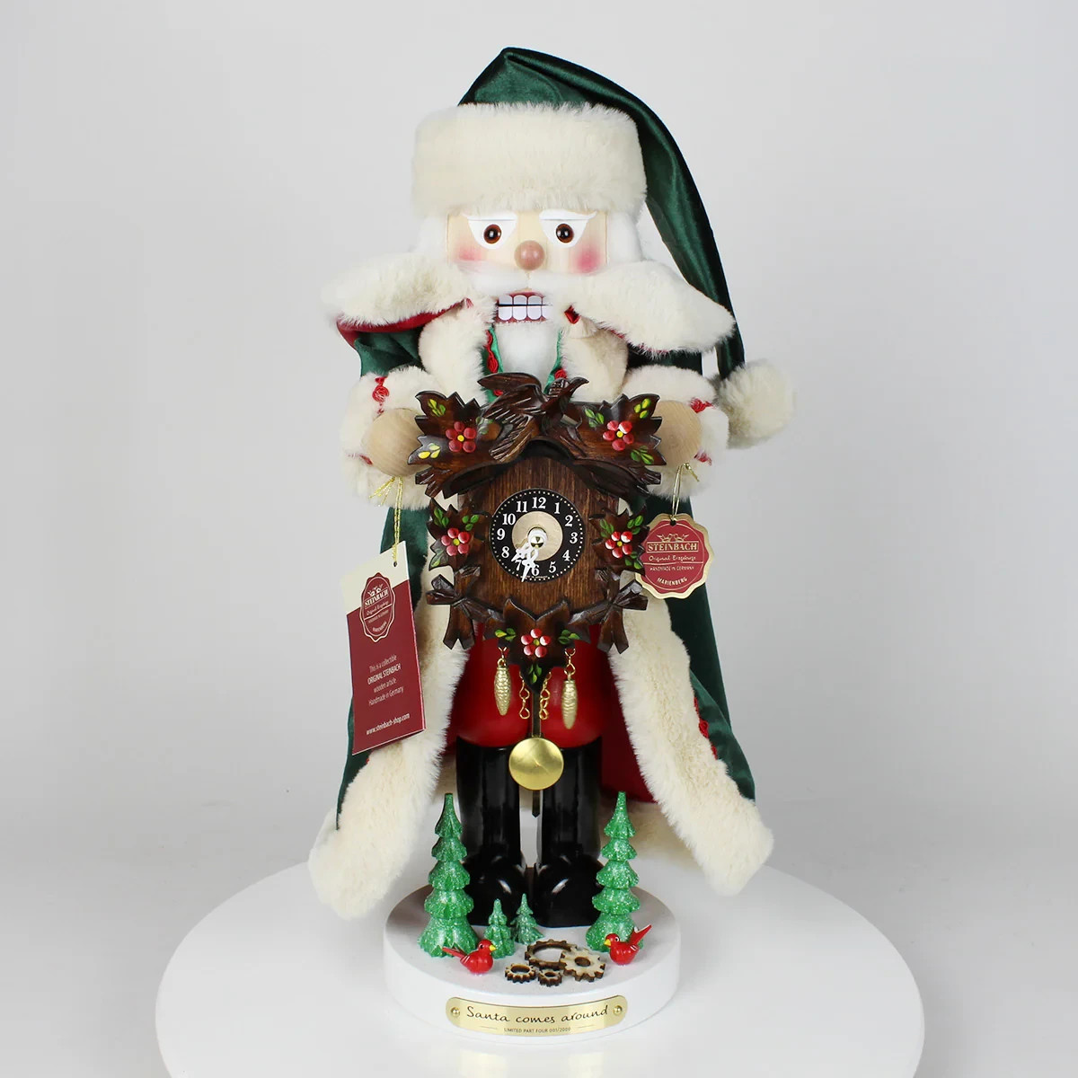New in Box - Steinbach Santa Comes Around - Part 4 Nutcracker w/ Cuckoo Clock New in Box - Steinbach Santa Comes Around - Part 4 Nutcracker w/ Cuckoo Clock