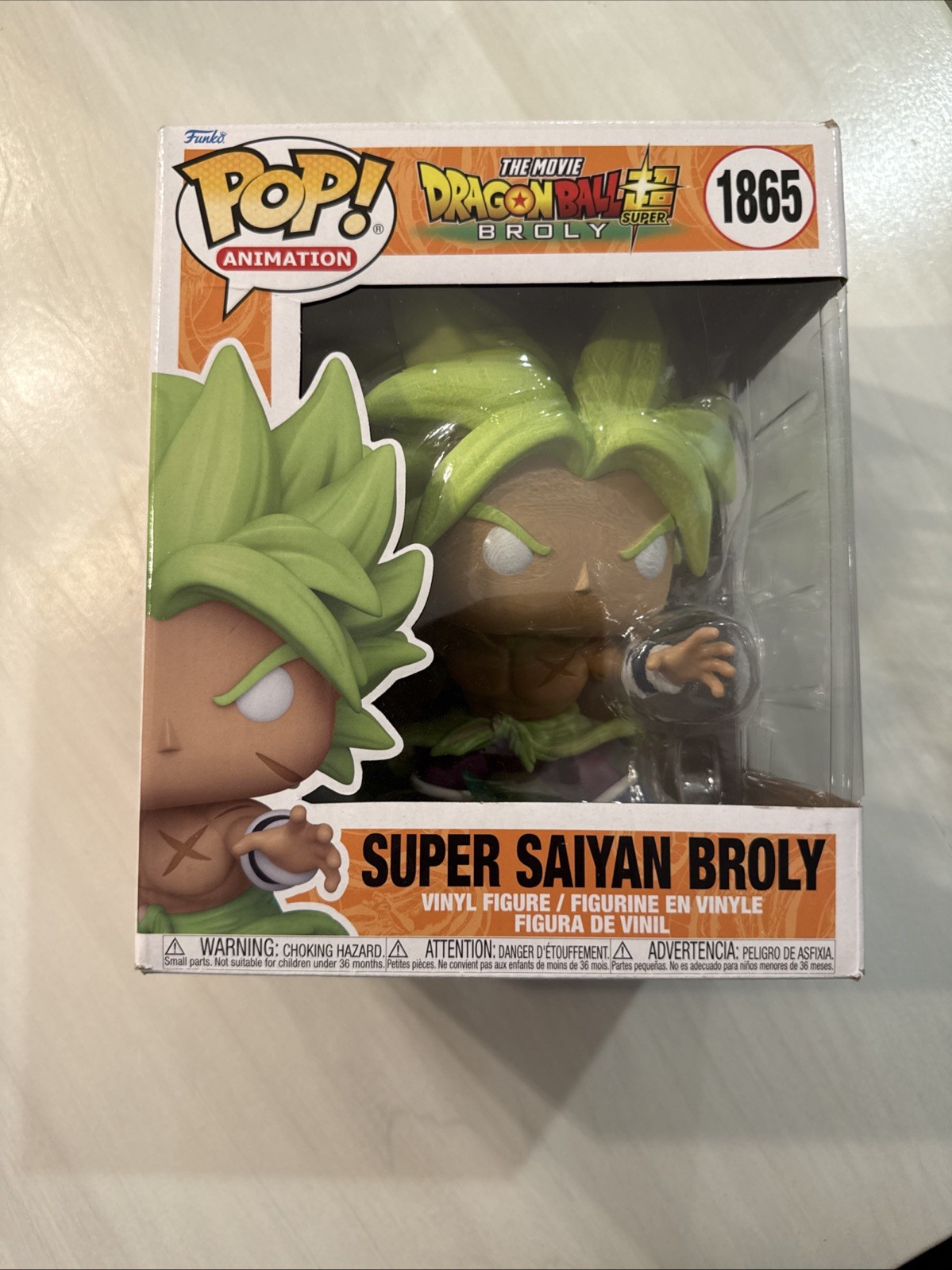 Funko Pop Super: Dragon Ball Super: Broly - Super Saiyan Broly Funko Pop Super: Dragon Ball Super: Broly - Super Saiyan Broly