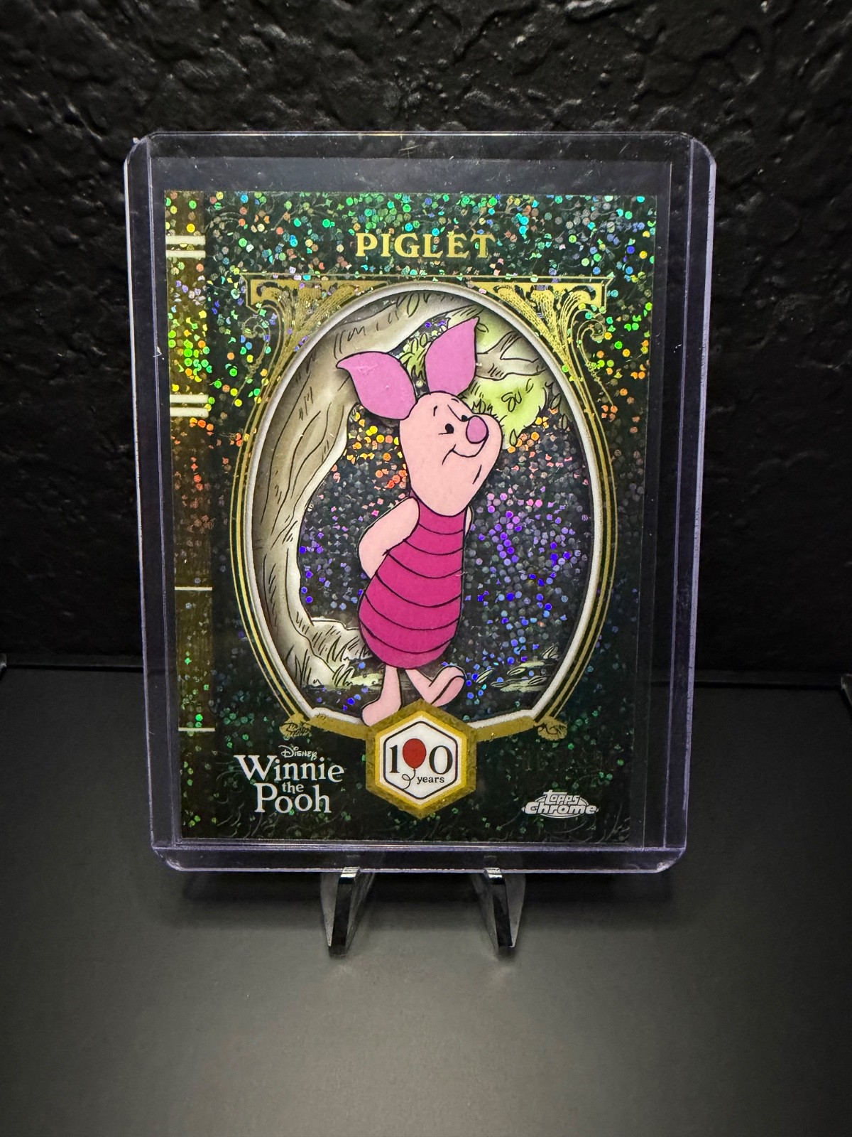 *RARE* 2026 Topps Chrome Disney WINNIE THE POOH  Piglet 100th ANNIVERSARY 61/100