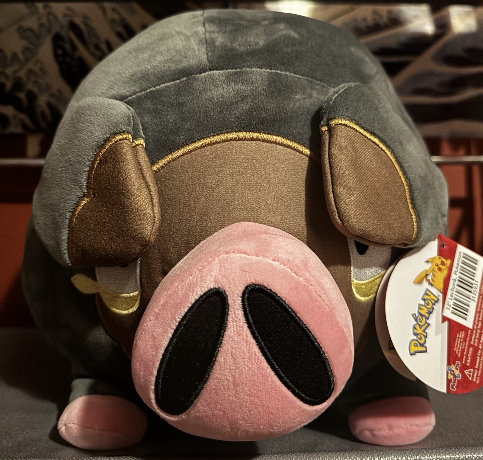 Lechonk Pokémon Pig Plush Large 12” Round1 Exclusive New With Tags LARGE ROUND 