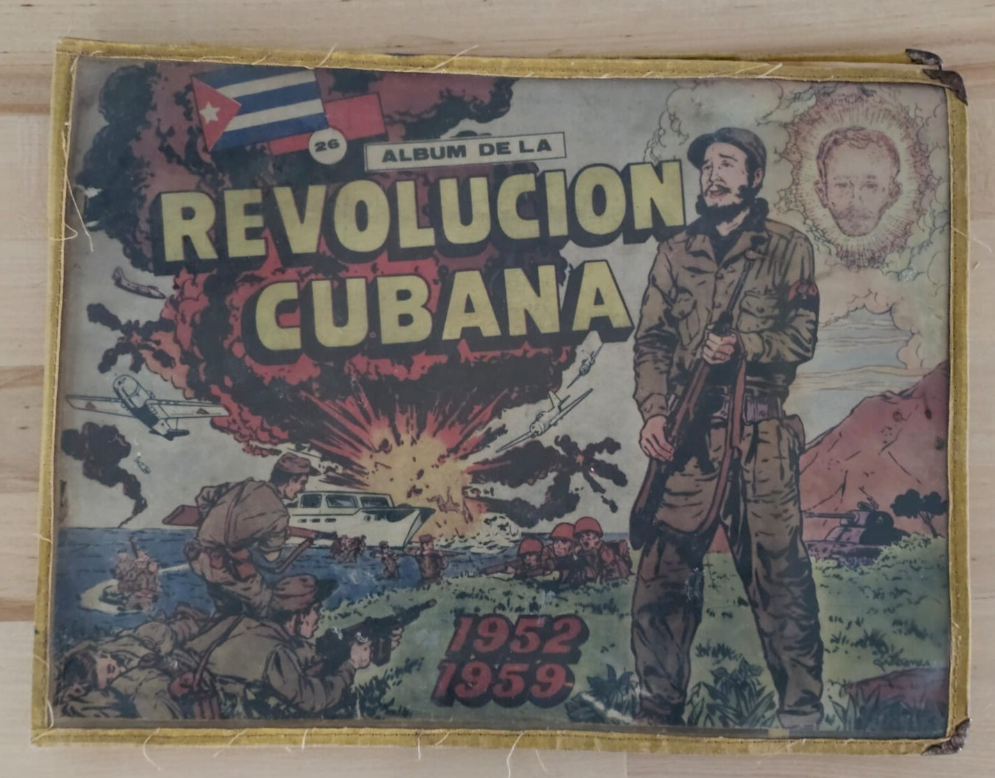 BOOK CUBAN REVOLUTION 1959 CARD ALBUM CHE FIDEL CASTRO CUBA 250 CARDS INCOMPLETE