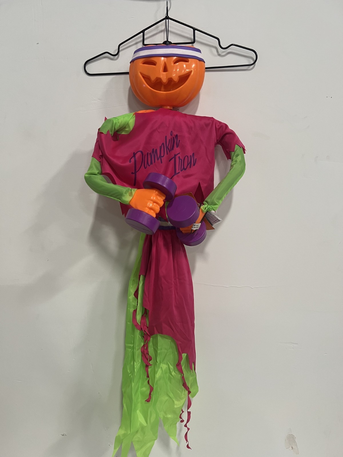 Hyde and Eek Lewis and Friends "Pumpkin Iron Lewcy" hanging decoration