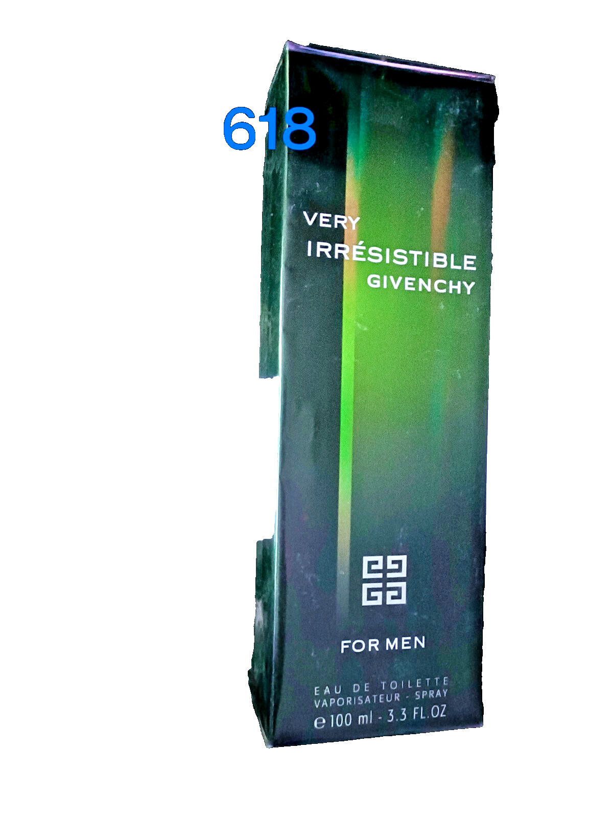 GIVENCHY VERY IRRESISTIBLE SEALED,PARFUM EAU FRAGANCE BEAUTY FOR MEN 3.4oz 100 m