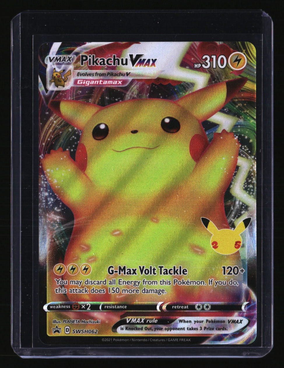 Pikachu VMAX S-P: Sword & Shield Promos #123/S-P Pikachu VMAX S-P: Sword & Shield Promos #123/S-P