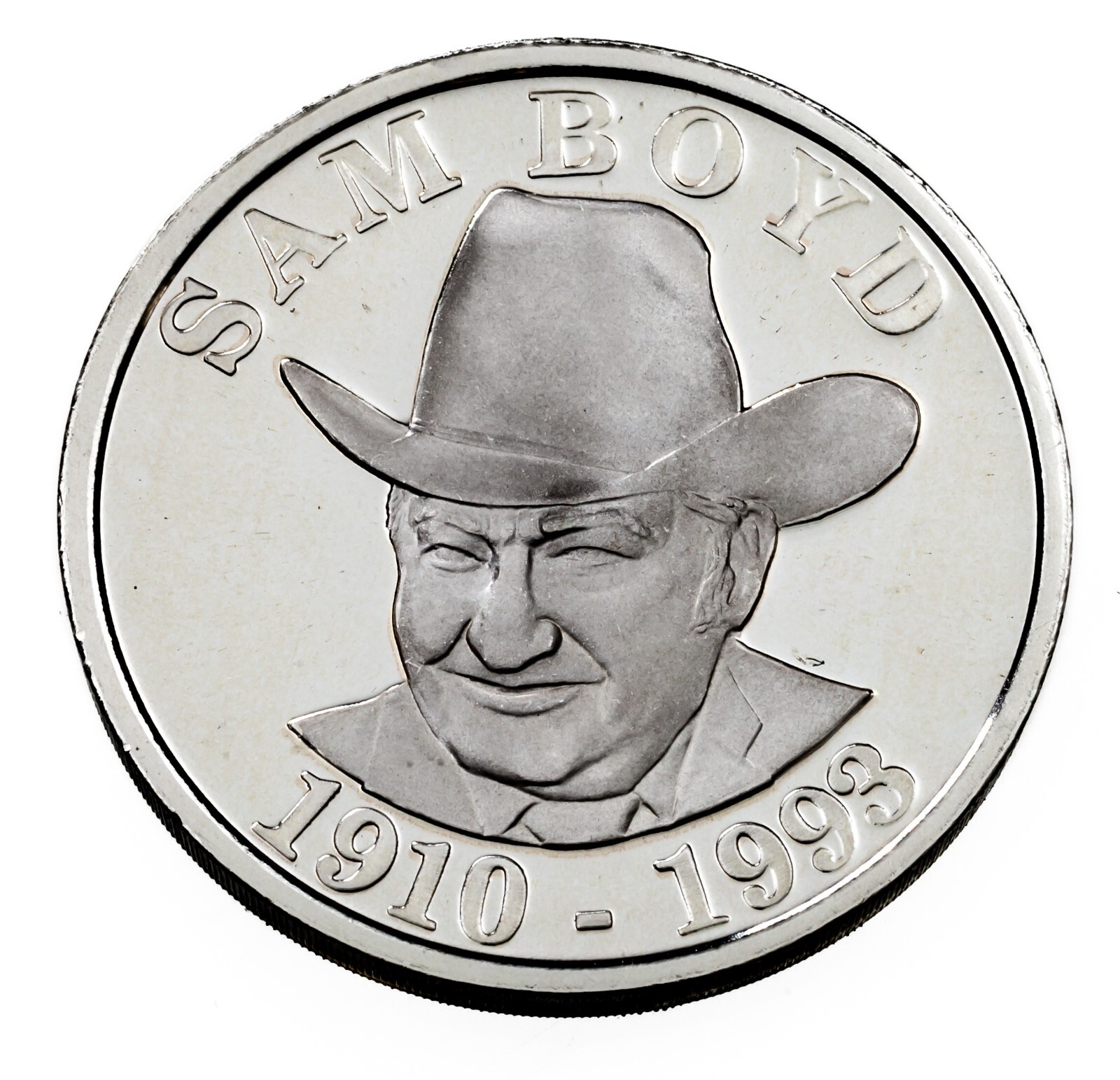 Rare 1993 Sam's Town Casino Stagecoach, 2 Troy Ounces Silver Token Rare 1993 Sam's Town Casino Stagecoach, 2 Troy Ounces Silver Token