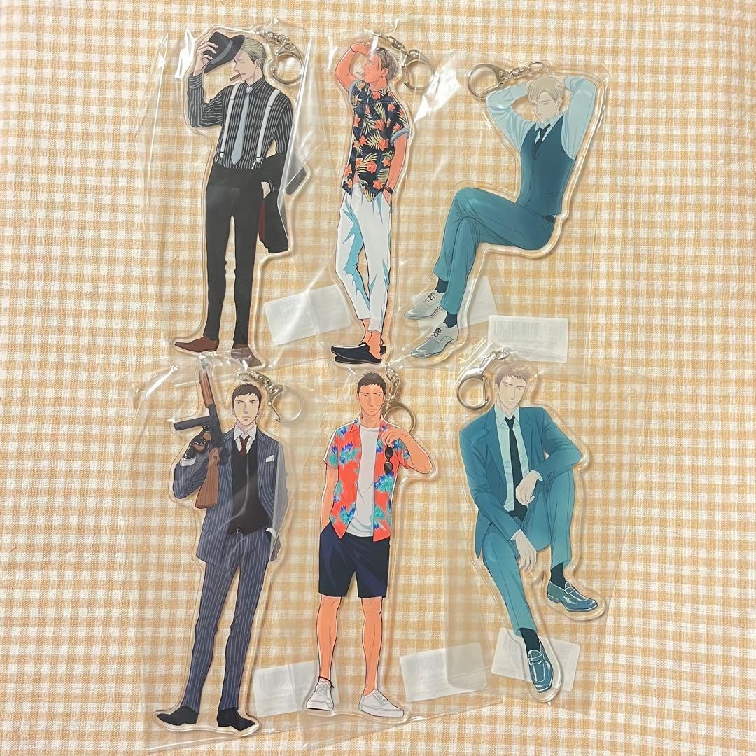 Yonezawa Kō Chirping Birds Don't Fly Acrylic Keychain Big Ackey 6pts Yonezawa Kō Chirping Birds Don't Fly Acrylic Keychain Big Ackey 6pts