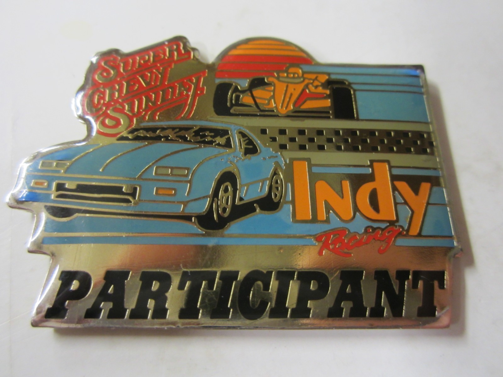 Super Chevy Sunday Magazine Classic Indianapolis Participant Dash Plaque Super Chevy Sunday Magazine Classic Indianapolis Participant Dash Plaque