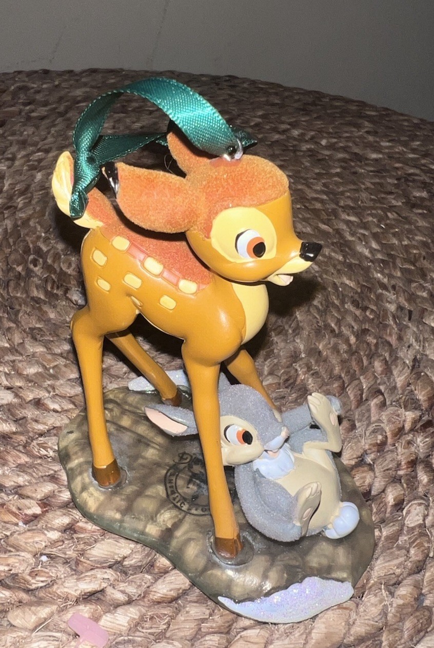 Extremely RARE Disney Bambi and Thumper on ice ornament 2014 Extremely RARE Disney Bambi and Thumper on ice ornament 2014