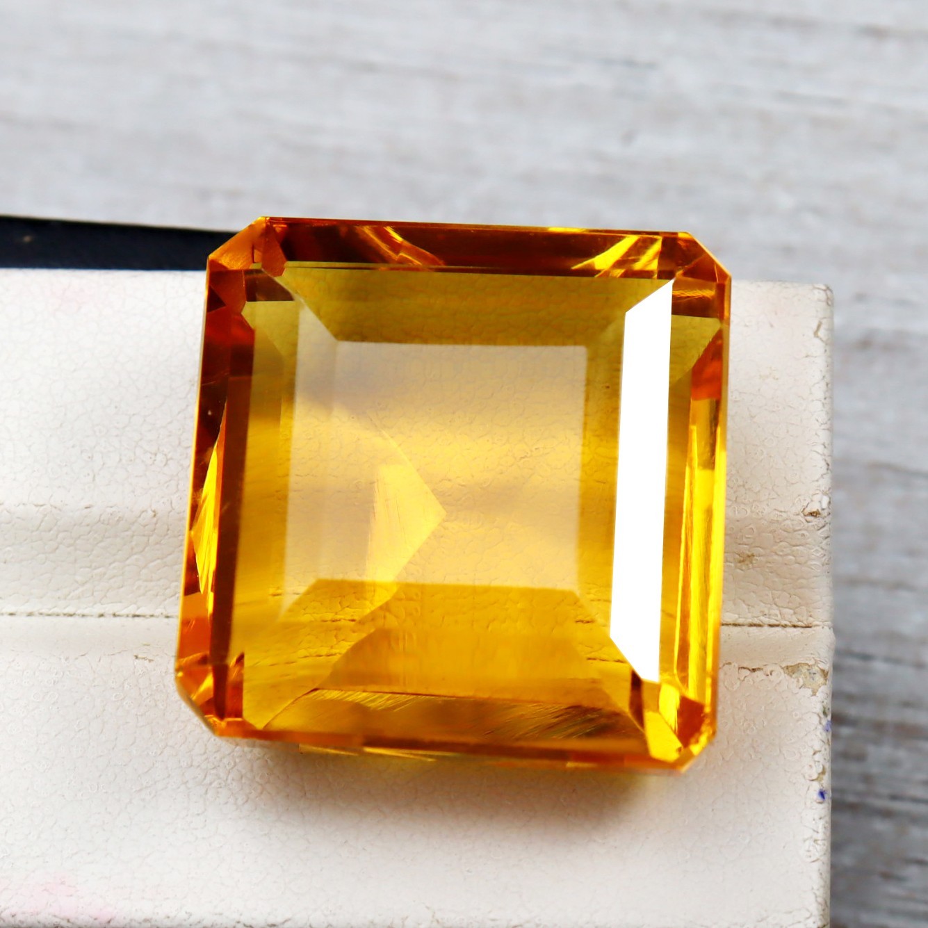 100 Ct Certified Golden Yellow Citrine Radiant Cut Natural Loose Gemstone 100 Ct Certified Golden Yellow Citrine Radiant Cut Natural Loose Gemstone