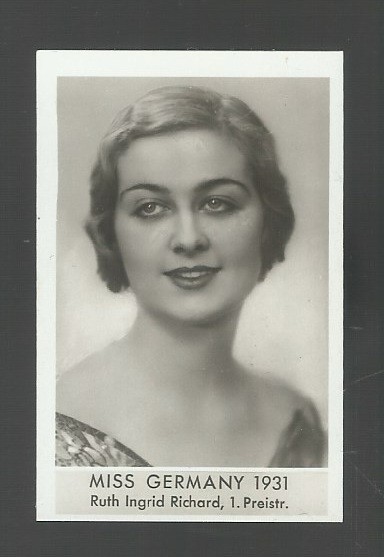 1933 THE WORLDS MOST BEAUTIFUL WOMEN RUTH INGRID RICHARD GERMANY 1931 NM/MT 1933 THE WORLDS MOST BEAUTIFUL WOMEN RUTH INGRID RICHARD GERMANY 1931 NM/MT