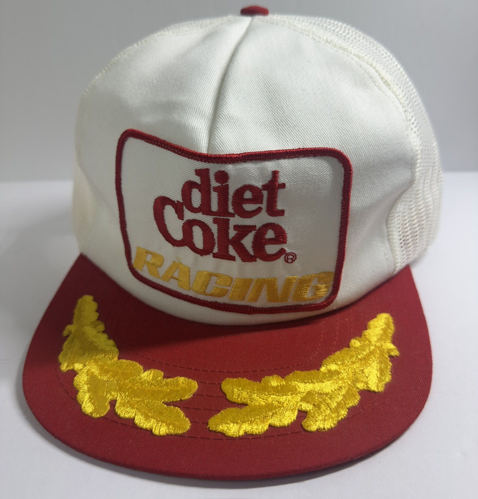 Vintage Diet Coke Racing Trucker Hat RARE HTF Vintage Diet Coke Racing Trucker Hat RARE HTF