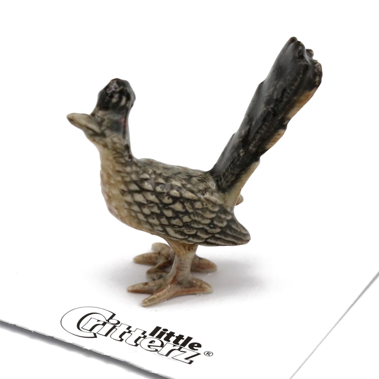 Little Critterz - Roadrunner "Chaparral" Bird - Miniature Porcelain Figurine Little Critterz - Roadrunner "Chaparral" Bird - Miniature Porcelain Figurine