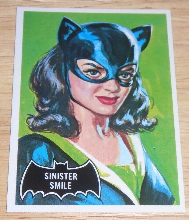 1989 Topps Batman #27 Sinister Smile Cat Woman Deluxe Reissue Edition NM MT 1989 Topps Batman #27 Sinister Smile Cat Woman Deluxe Reissue Edition NM MT
