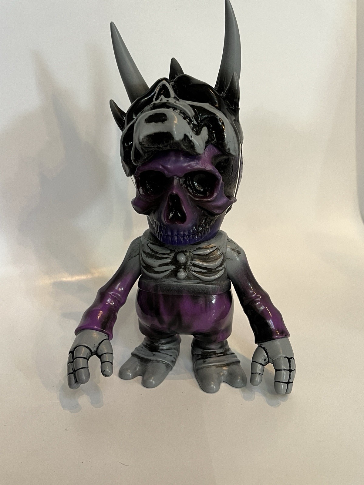 Secret Base Skull BB KBB Hand Painted Plastic Figure 7in Purple/Gray/Black Secret Base Skull BB KBB Hand Painted Plastic Figure 7in Purple/Gray/Black