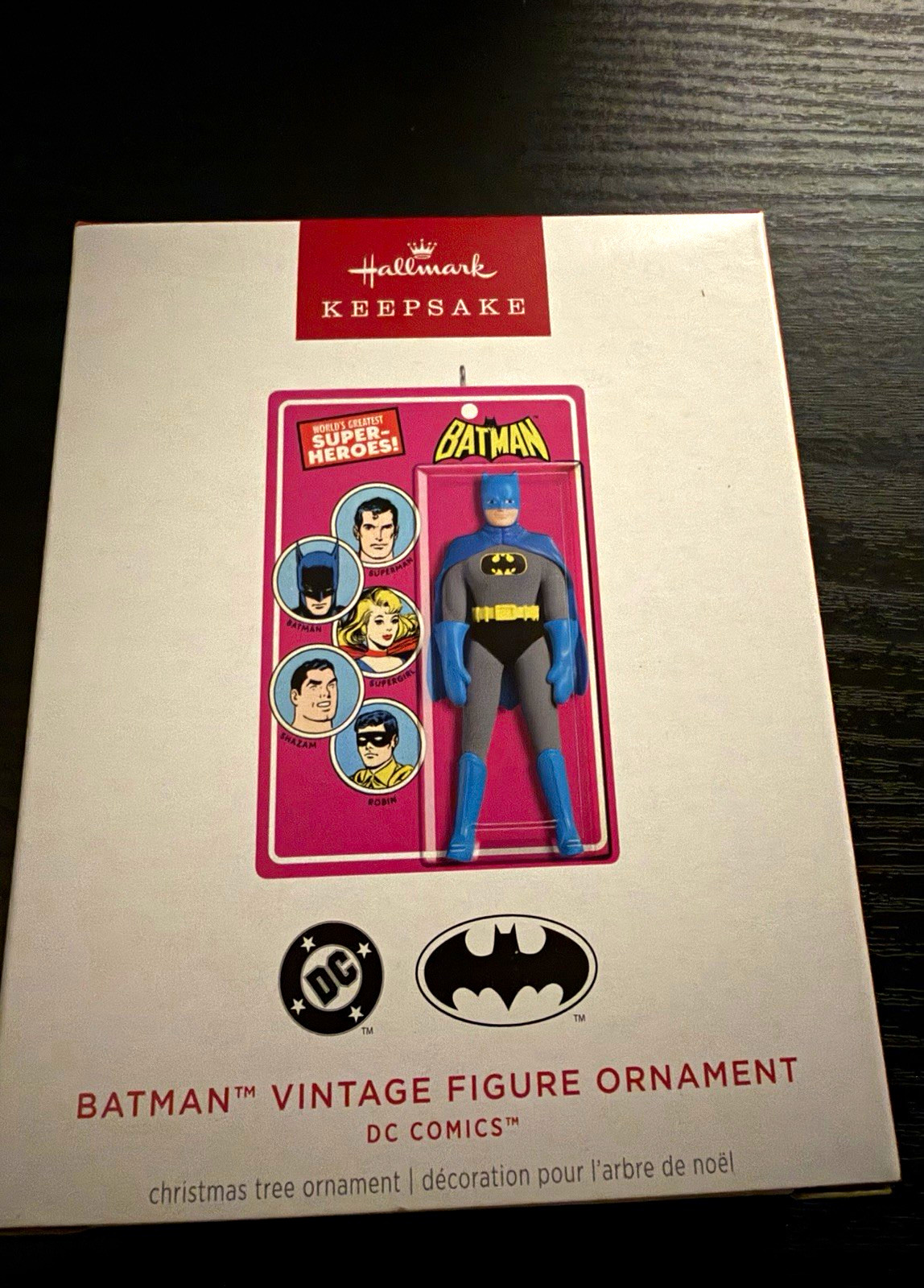 Hallmark Keepsake Batman DC Comics Hanging Christmas Tree Ornament 2026 Hallmark Keepsake Batman DC Comics Hanging Christmas Tree Ornament 2026