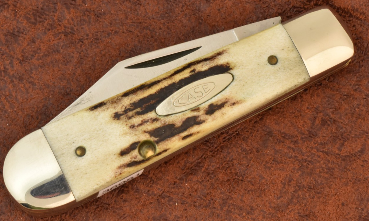 VINTAGE CASE XX USA 10 DOT 1980 STAG TEARDROP PREMIUM JACK KNIFE 5235 1/2 (36981 VINTAGE CASE XX USA 10 DOT 1980 STAG TEARDROP PREMIUM JACK KNIFE 5235 1/2 (36981