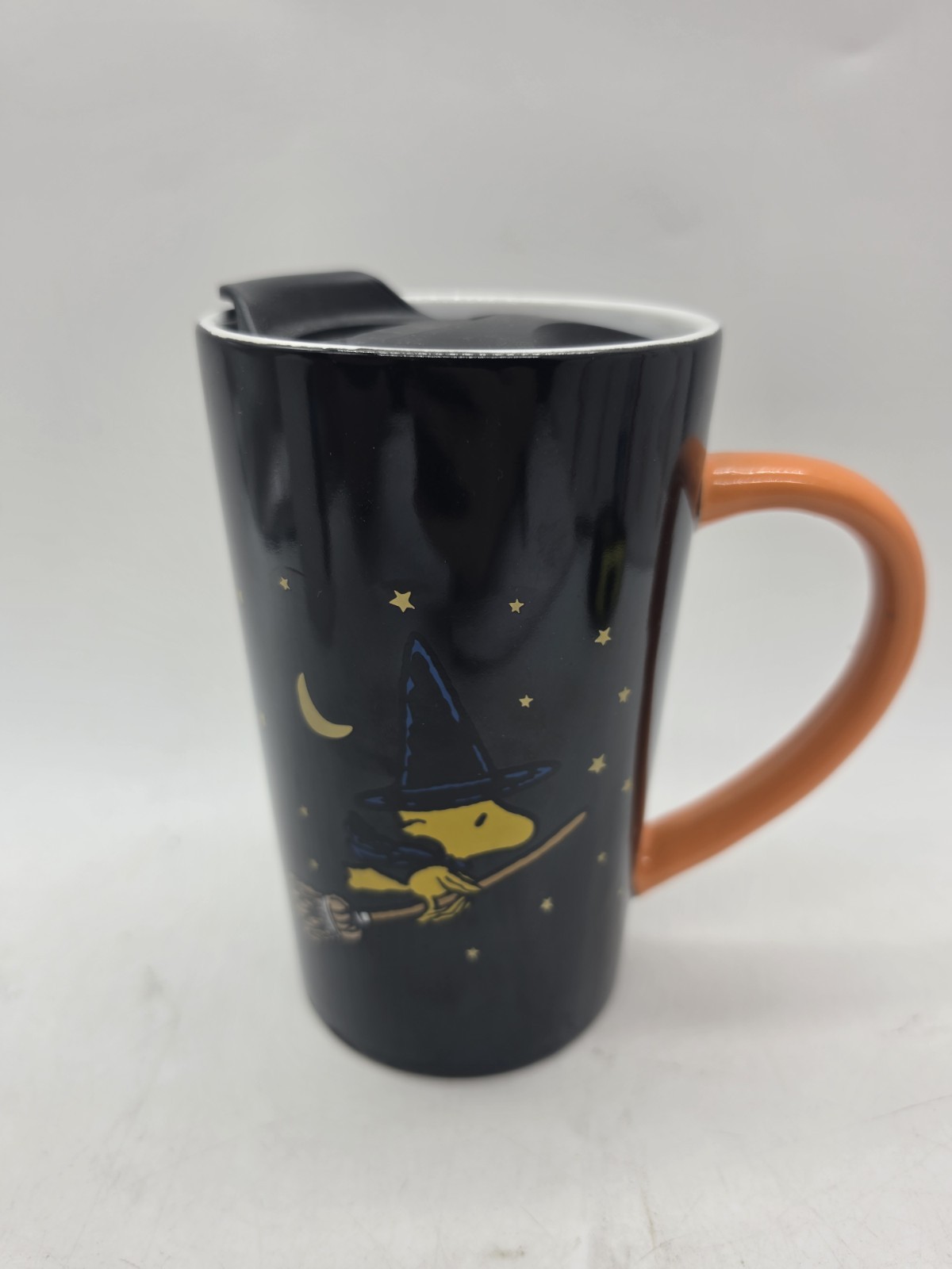 Peanuts Snoopy Halloween Woodstock Witch 16Oz Latte Coffee Cocoa Mug 6" Tall New