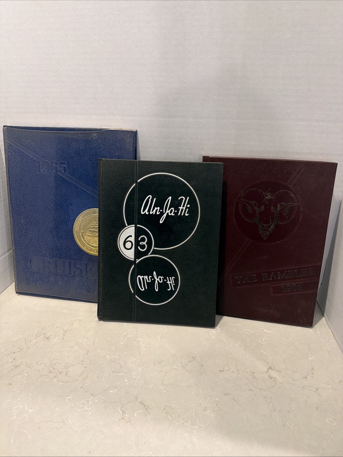 Lot Of 3 Vintage High School Yearbooks 1963 1965 Lot Of 3 Vintage High School Yearbooks 1963 1965