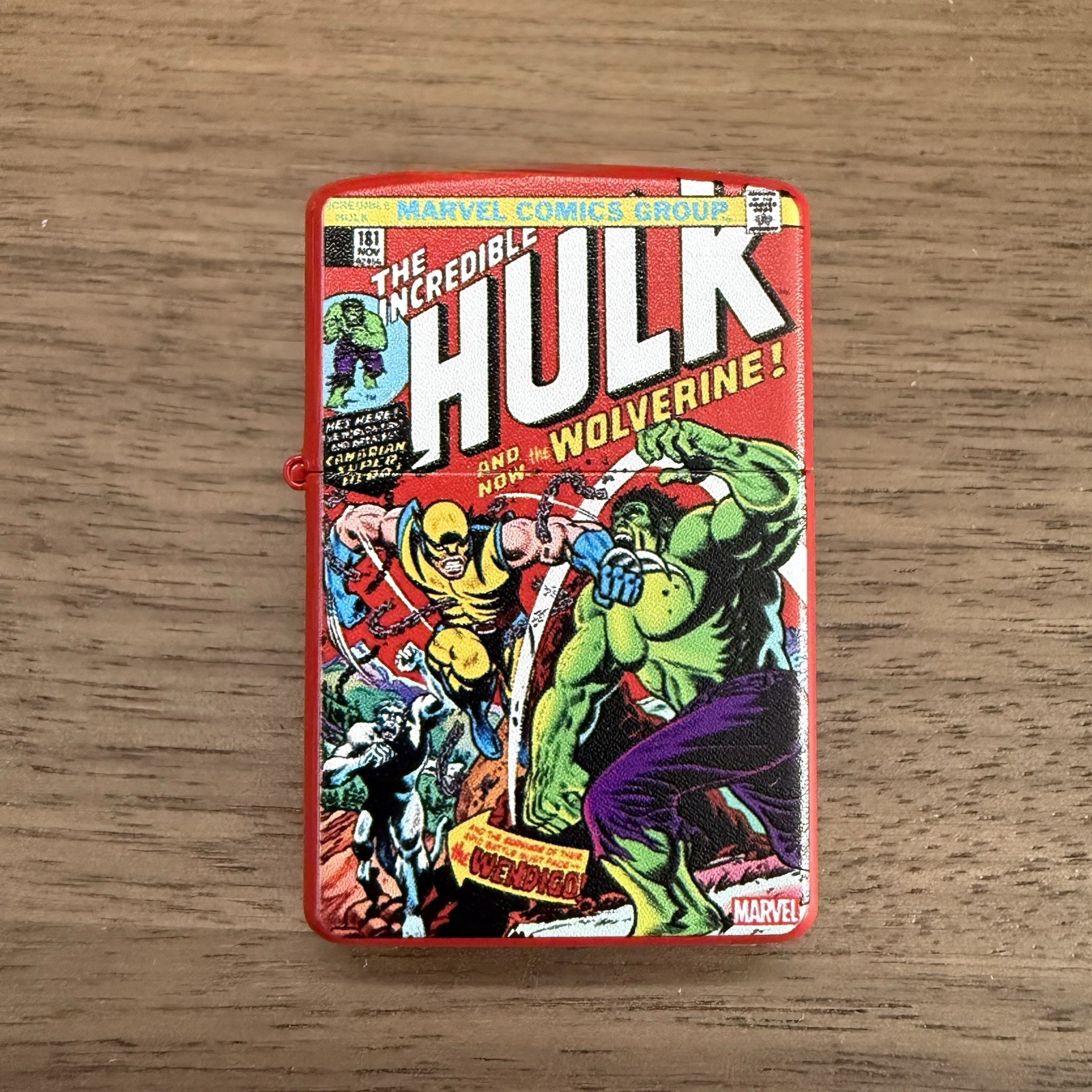 Incredible Hulk #181 Cover Wind Resistant Lighter Incredible Hulk #181 Cover Wind Resistant Lighter
