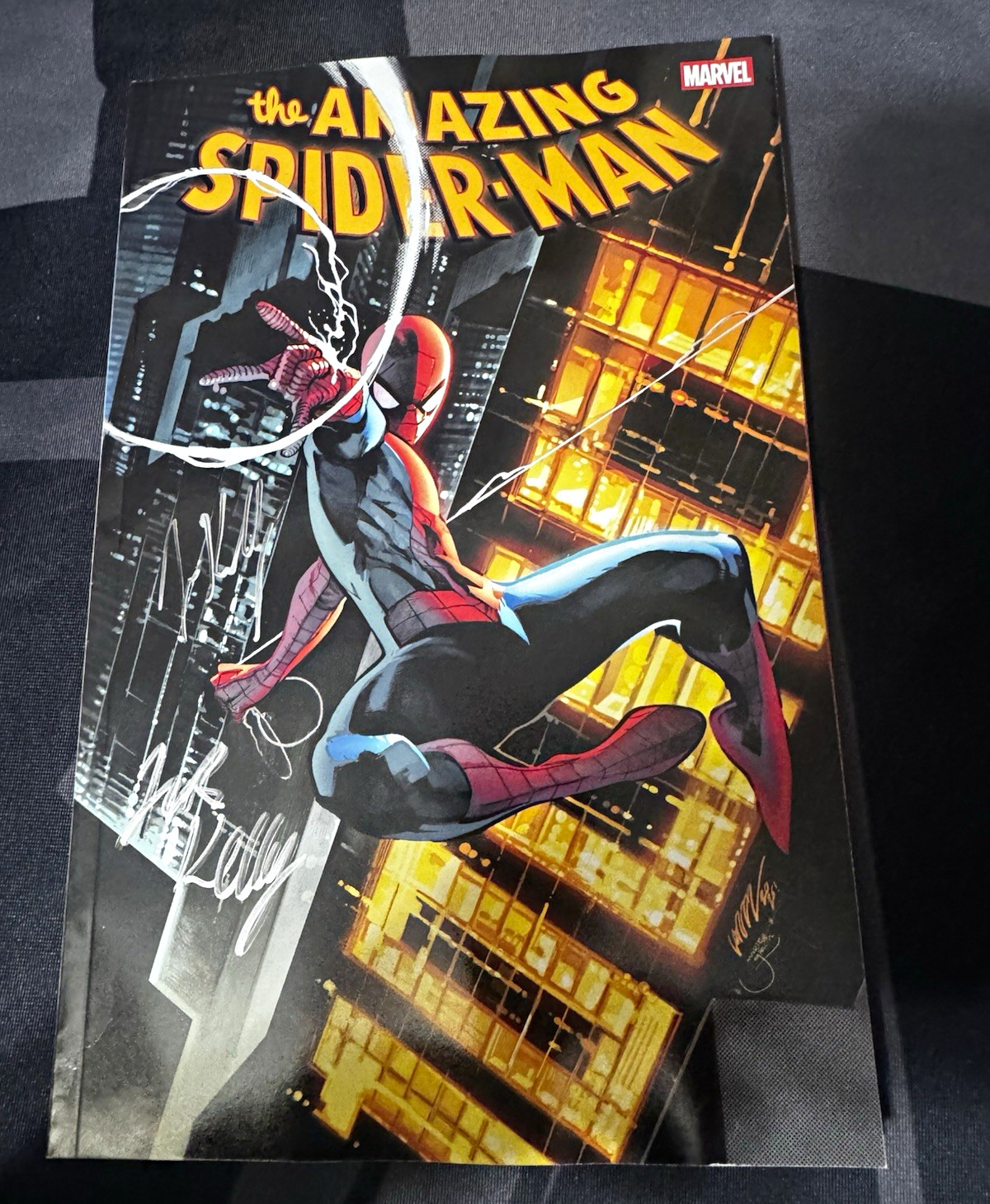 The Amazing Spiderman issue 1000 signed by Joe Kelly and Jack Kelly The Amazing Spiderman issue 1000 signed by Joe Kelly and Jack Kelly