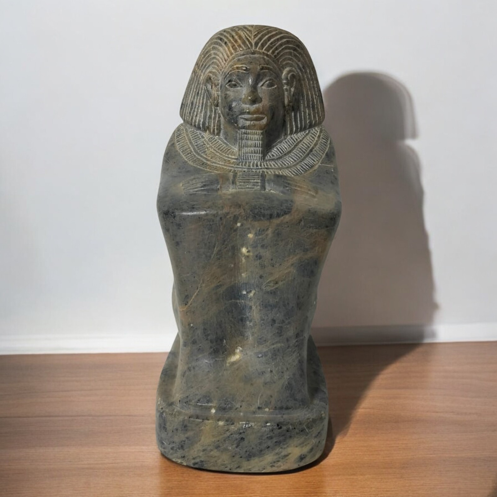 Ancient Egyptian Scribe Hieroglyphic Rare Antique Pharaonic Unique Statue BC Ancient Egyptian Scribe Hieroglyphic Rare Antique Pharaonic Unique Statue BC