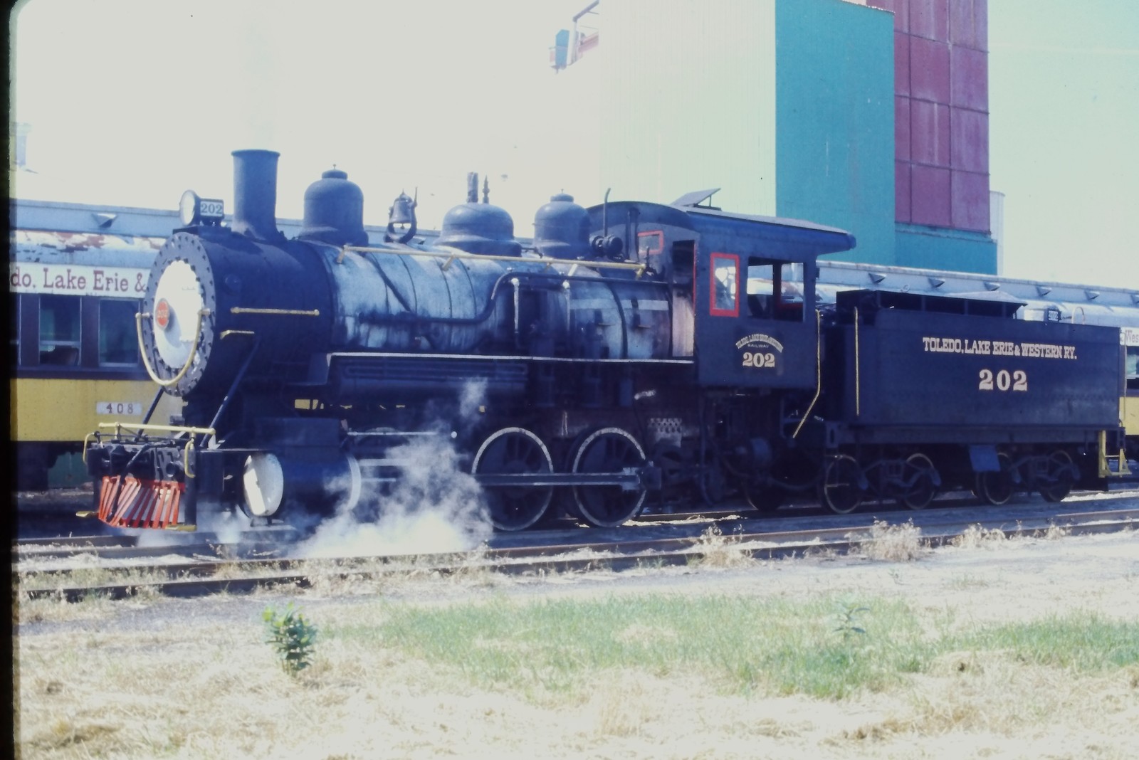 VINTAGE PHOTO SLIDE 35mm Original Train Railroad 6411