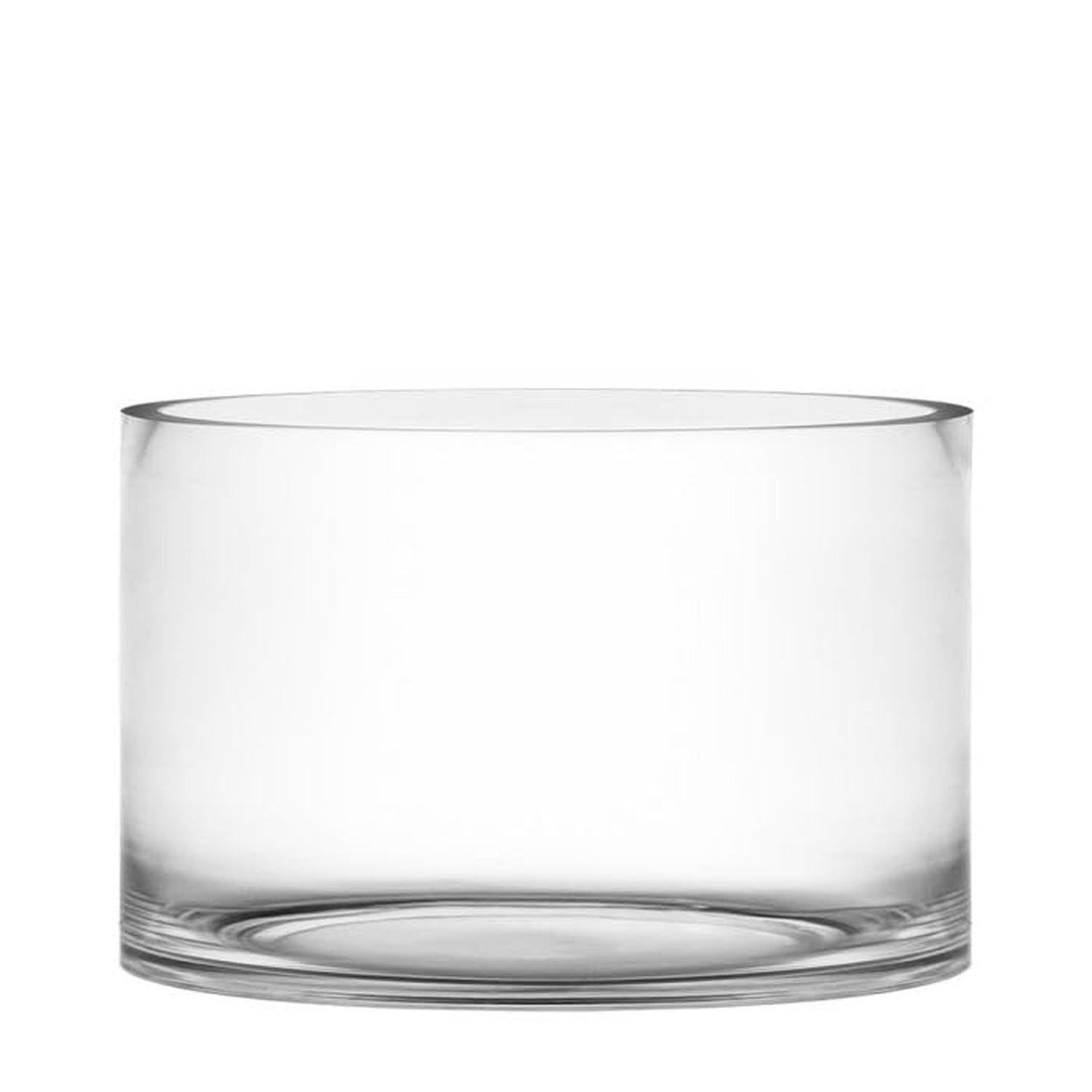 CYS Excel Glass Cylinder Vase – 9" Wide x 6" Tall | Best for Set of 3̶ CYS Excel Glass Cylinder Vase – 9" Wide x 6" Tall | Best for Set of 3̶