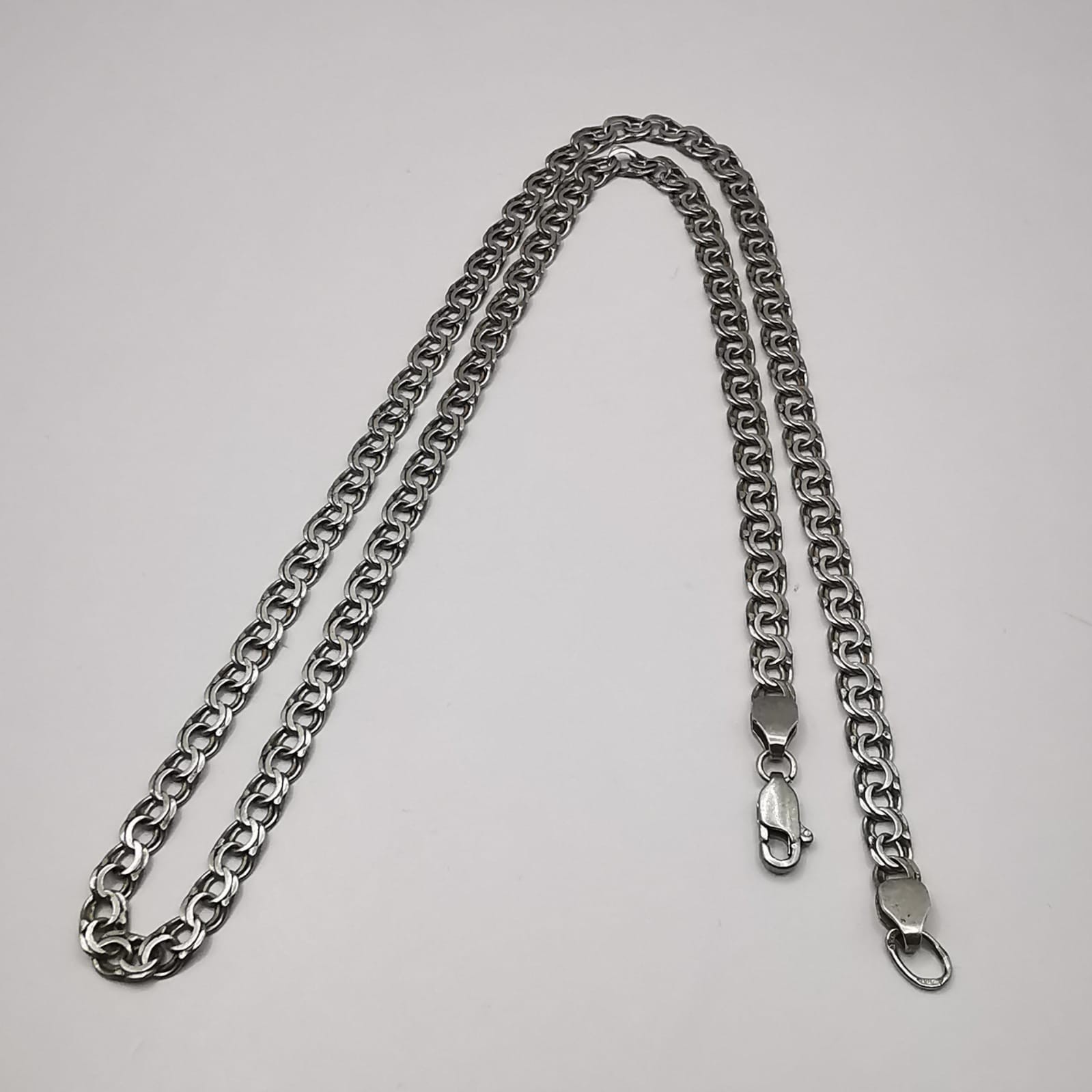 Vintage Beautiful Jewelry Chain, 925 Sterling Silver, Signed 13,72g Vintage Beautiful Jewelry Chain, 925 Sterling Silver, Signed 13,72g