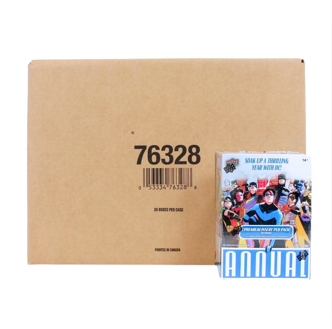 2023-24 Upper Deck DC Annual 6-Pack Blaster Box 20-BOX CASE 🔥 2023-24 Upper Deck DC Annual 6-Pack Blaster Box 20-BOX CASE 🔥