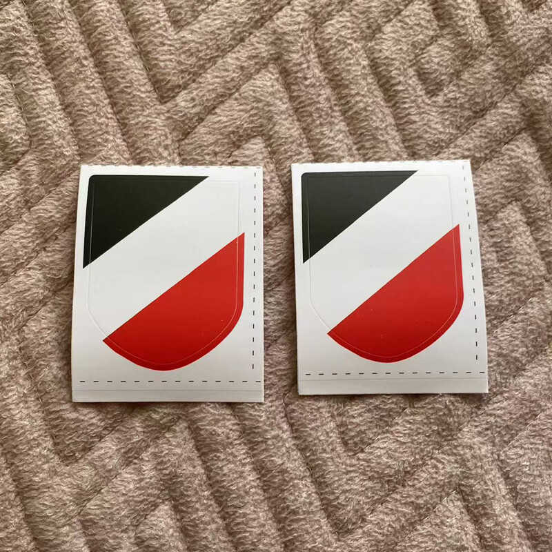2PCS WW2 WWII German M35 M40 M42 Helmet Decals Stickers 2PCS WW2 WWII German M35 M40 M42 Helmet Decals Stickers