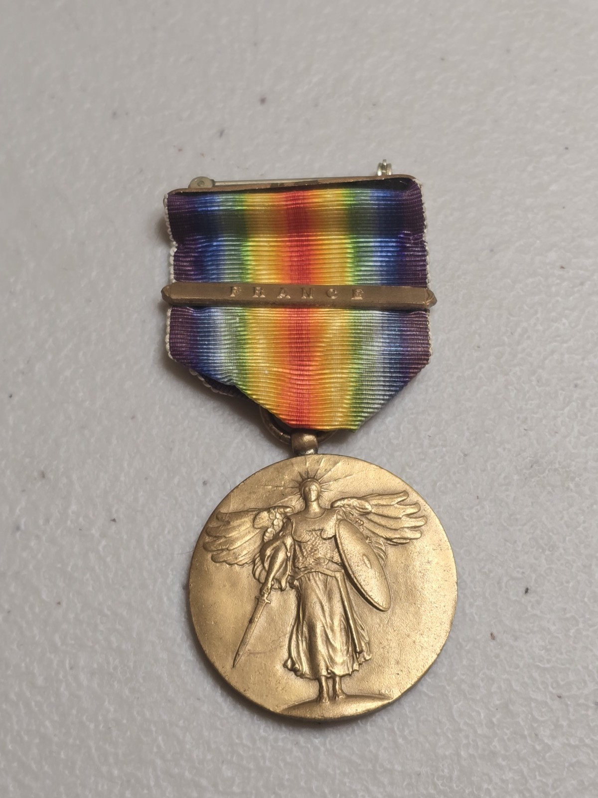 WW1 US Victory Medal France Bar