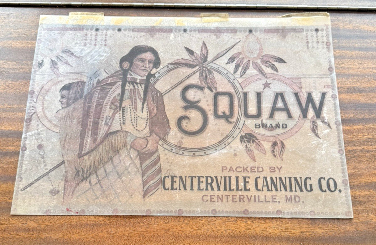 Rare Centerville Canning Co Squaw Brand Progressive Color Proof Transparency 4pg Rare Centerville Canning Co Squaw Brand Progressive Color Proof Transparency 4pg