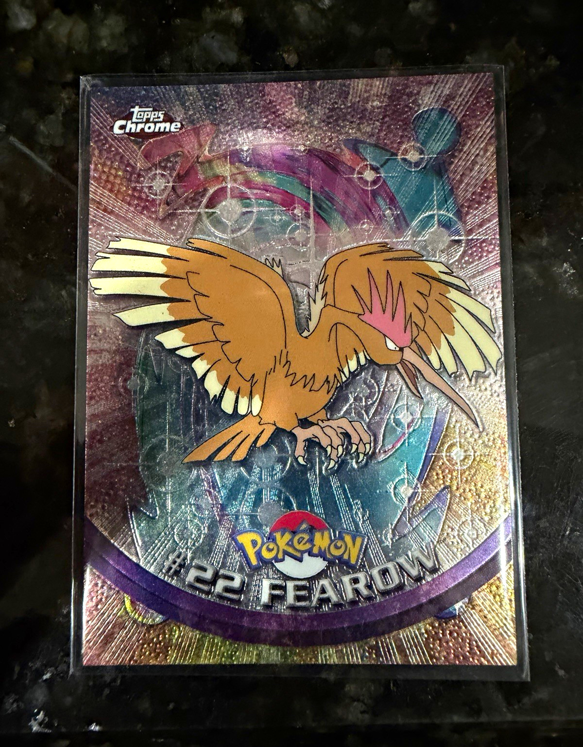 Topps 1999 Pokémon Topps Chrome TV Animation Edition Fearow #22 Tekno Chrome Topps 1999 Pokémon Topps Chrome TV Animation Edition Fearow #22 Tekno Chrome
