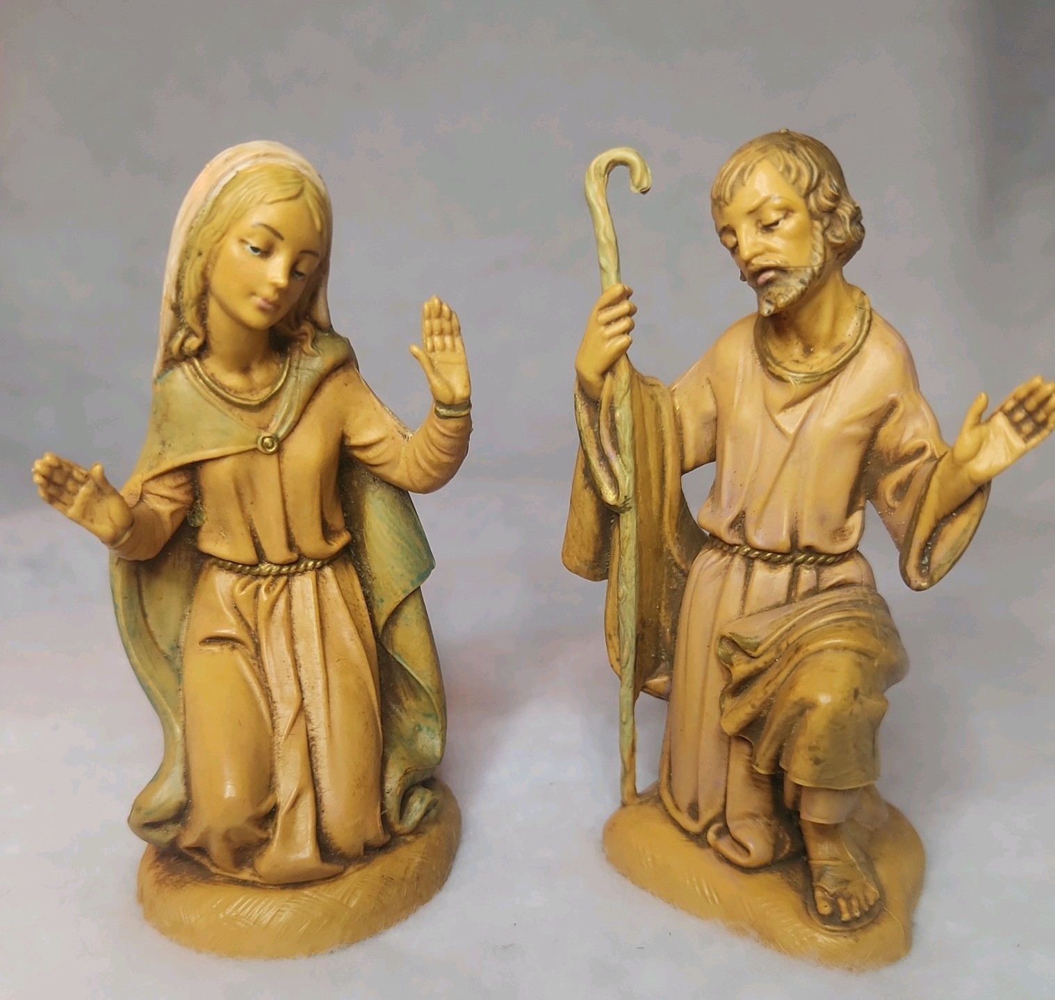 ￼ Fontanini Depose Italy "Mary & Jospeph" 1983 5" Collection  ￼