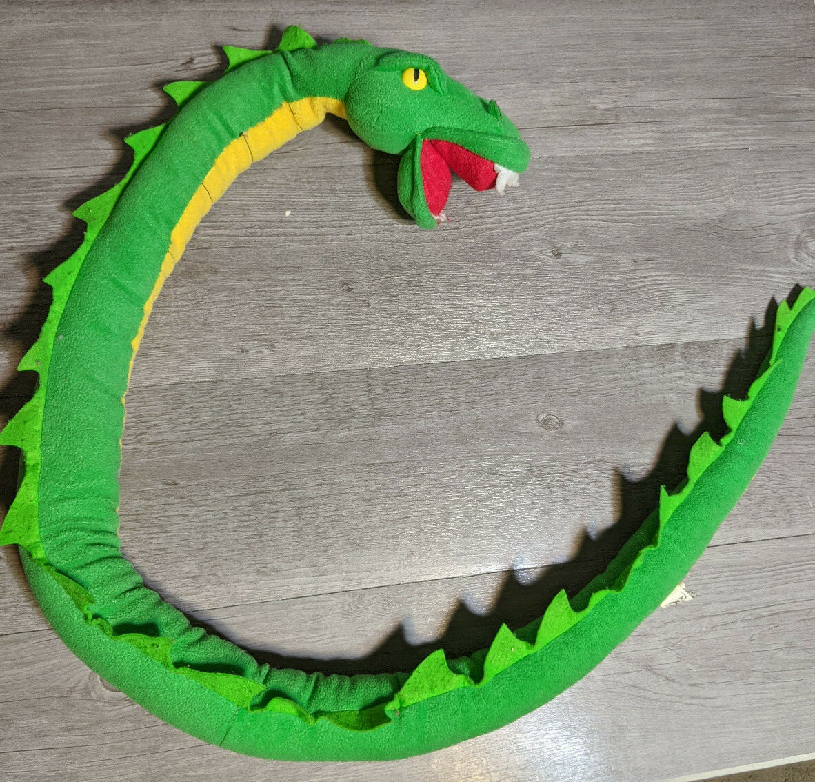 Very Rare Vintage Busch Gardens Large 50" Loch Ness Monster Rollercoaster Plush Very Rare Vintage Busch Gardens Large 50" Loch Ness Monster Rollercoaster Plush