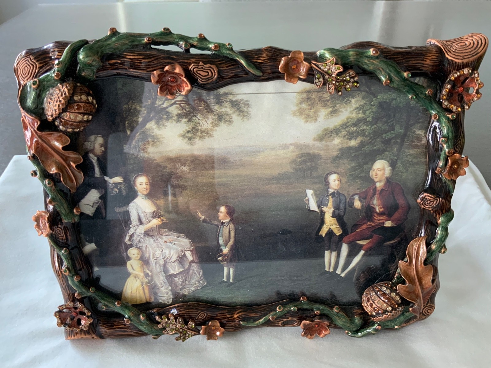 Vintage Jay Strongwater Art Nouveau Florentino Frame Vintage Jay Strongwater Art Nouveau Florentino Frame