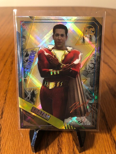 2022 DCEU Series 1 Shazam DC-S-008 Zachary Levi SSP Facsimile Auto #d /200 2022 DCEU Series 1 Shazam DC-S-008 Zachary Levi SSP Facsimile Auto #d /200