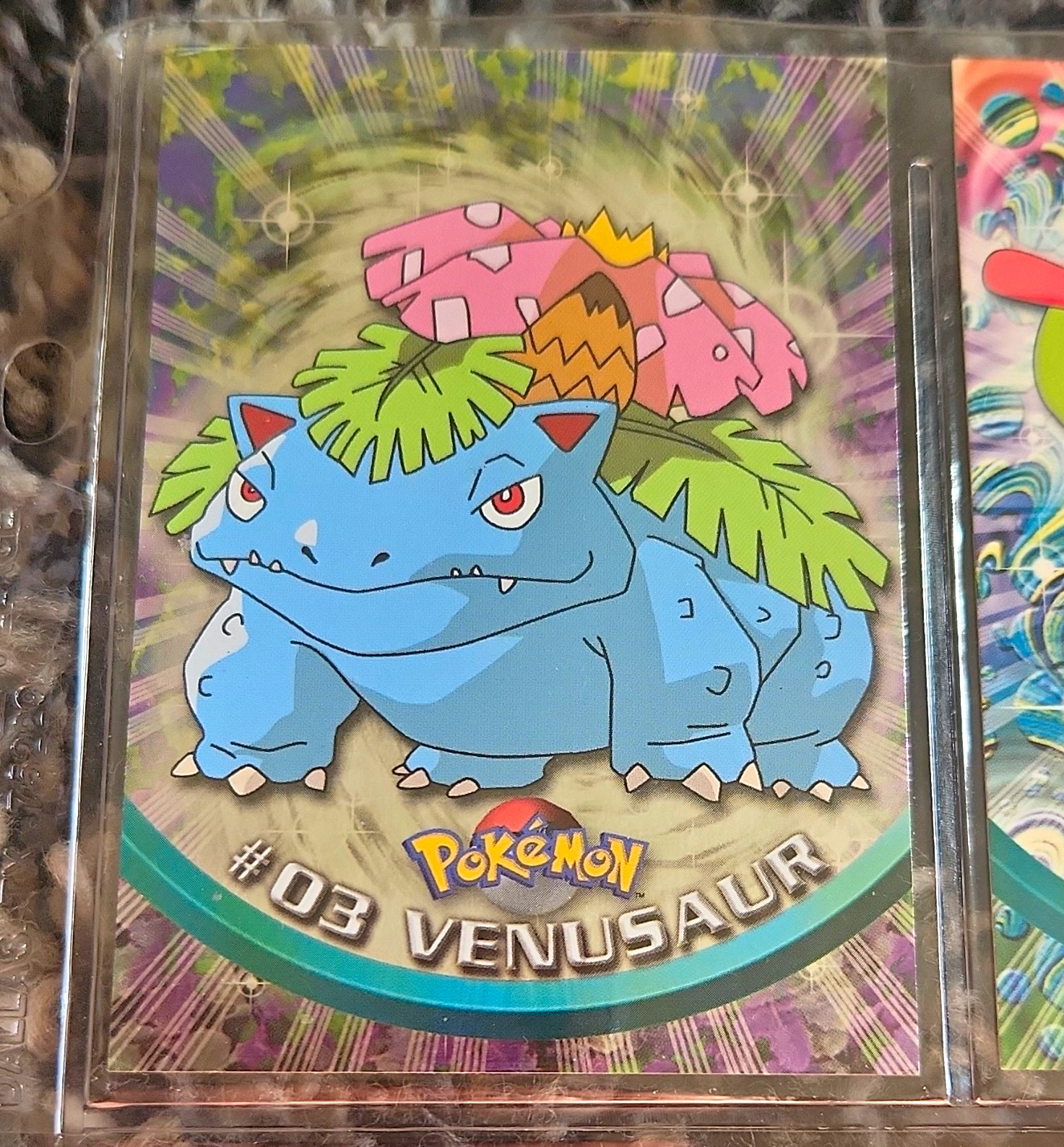 Topps 1999 Pokémon TV Animation Edition #03 Venusaur Non-Sport Trading Card