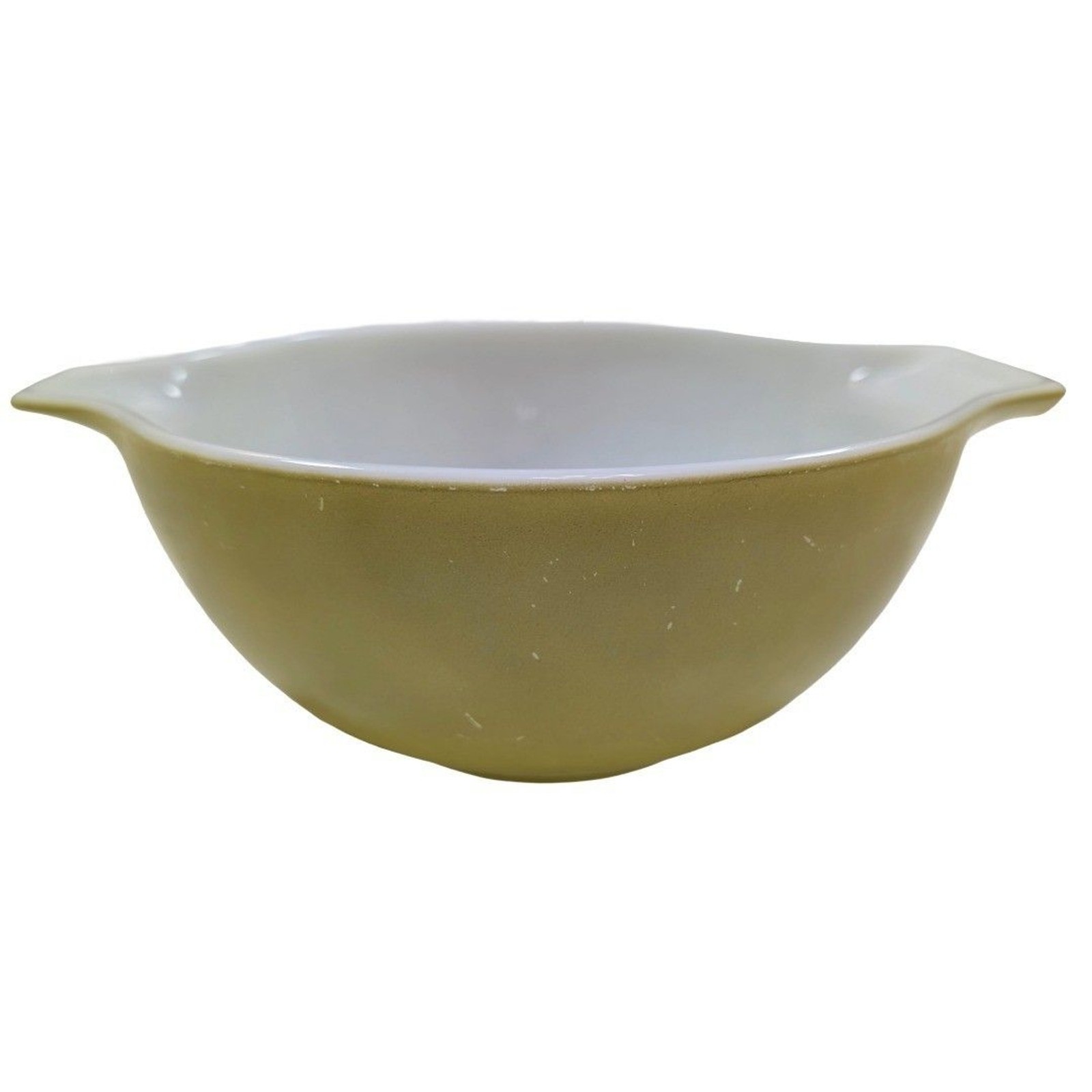 Vintage Pyrex Avocado Green Cinderella Mixing Bowl #442 1.5 Pt 7" Vintage Pyrex Avocado Green Cinderella Mixing Bowl #442 1.5 Pt 7"