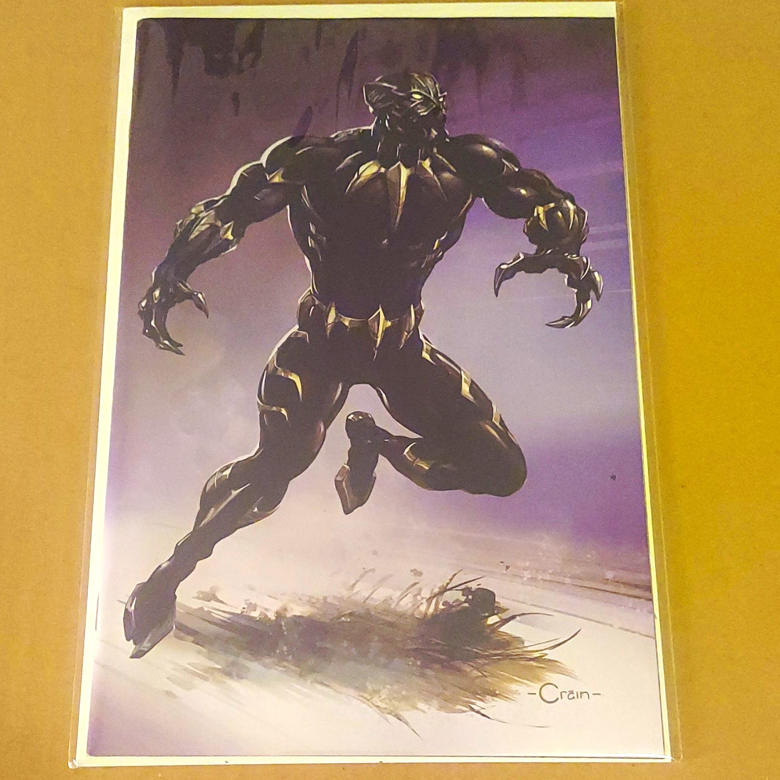 Black Panther: Intergalactic #2 1:50 Ratio Clayton Crain Virgin Variant Cover 